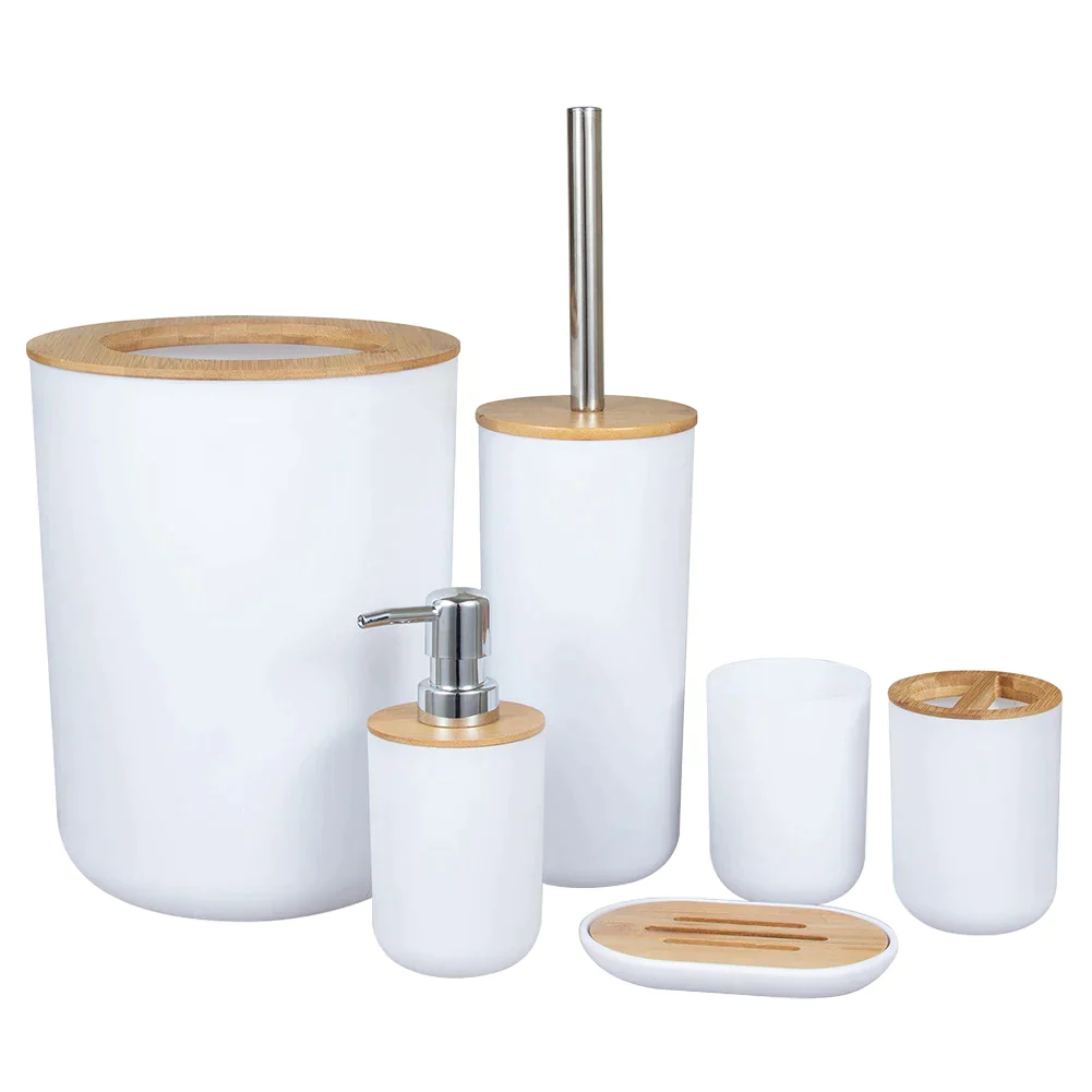 Bathroom Accessories Set - 6 Piece Bathroom Set