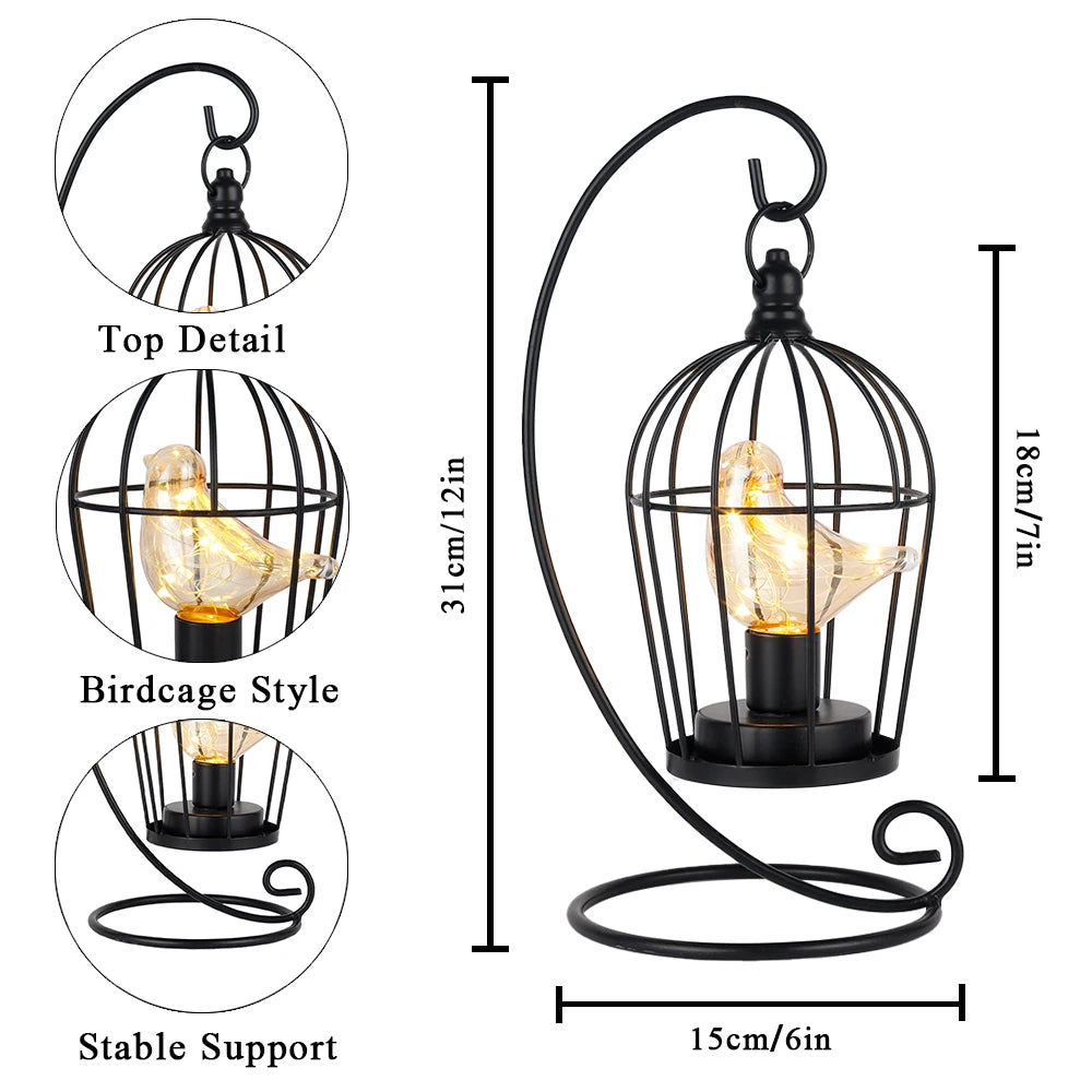 Birdcage Table Lamp