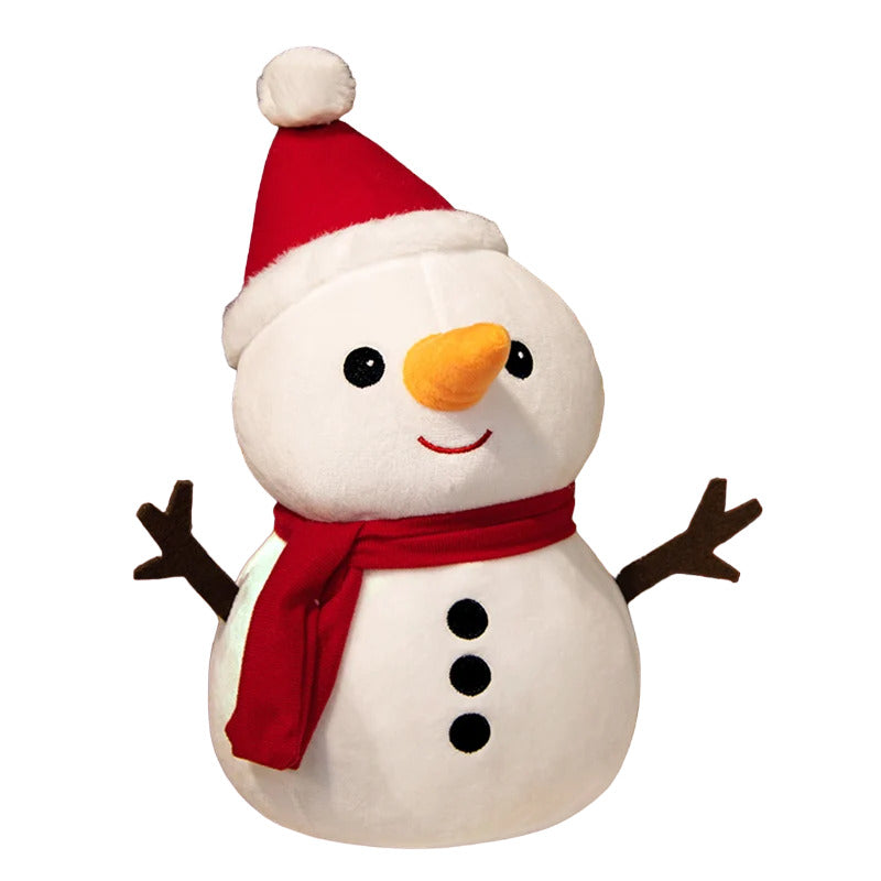 Small Christmas plush snowman - Snowman toy for Christmas