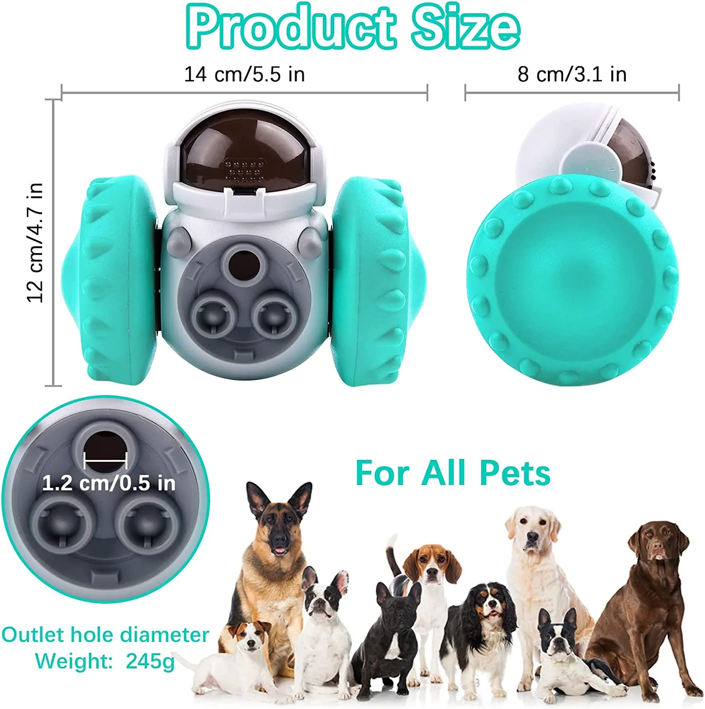 Pet food puzzle feeder - Interactive pet food dispenser