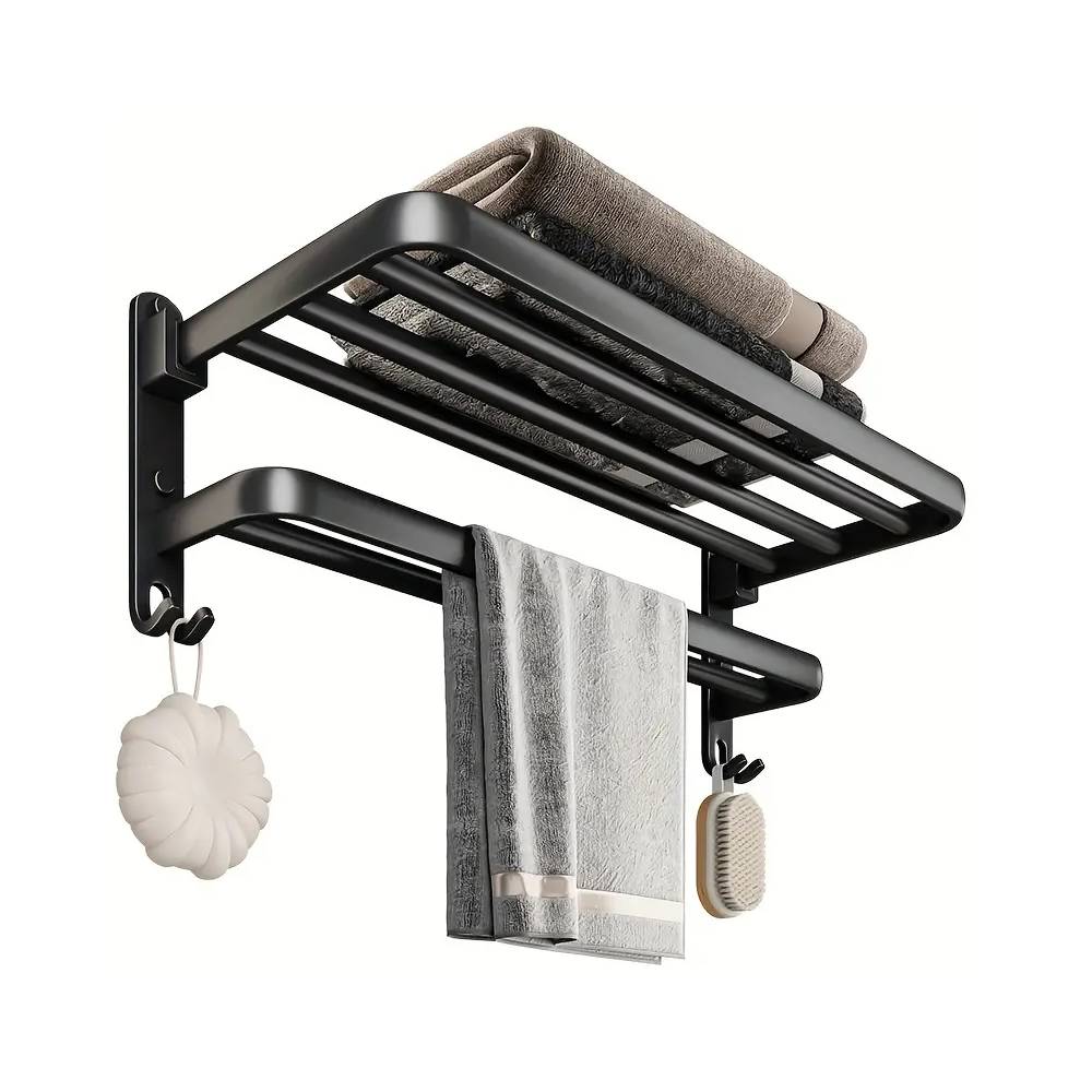 Double Layer Wall Towel Rack