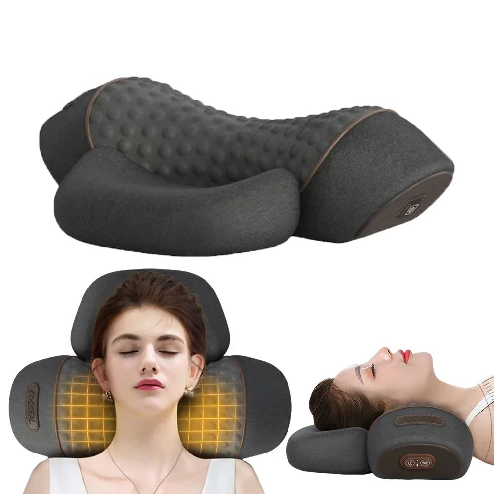 Electric Hot Cervical Pillow -  Vibration Neck Massager