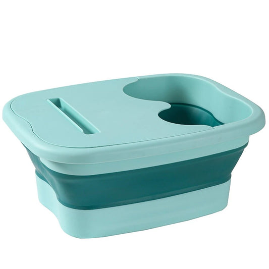 Collapsible foot bath tub - Portable foot spa tub - Foldable foot basin