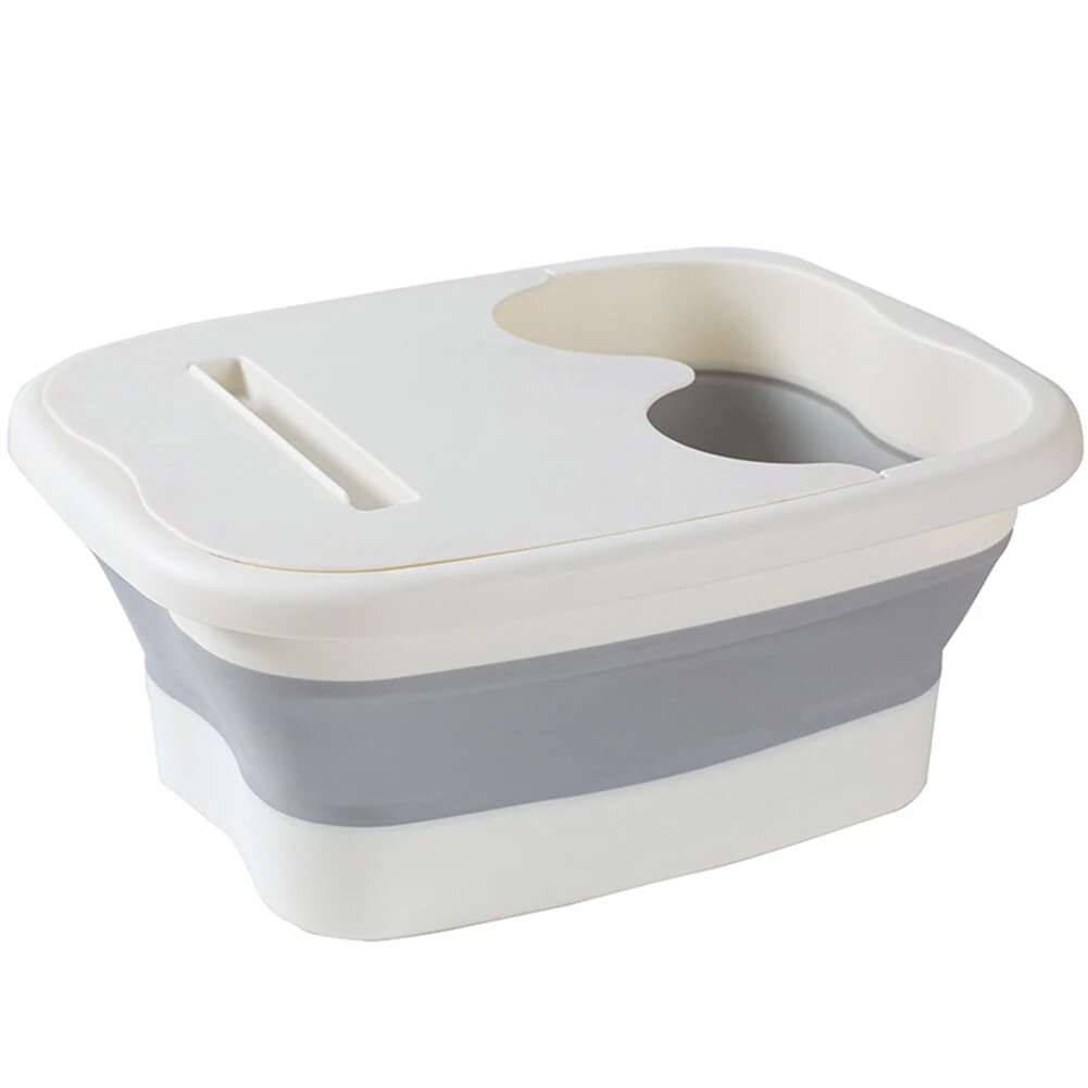 Collapsible foot bath tub - Portable foot spa tub - Foldable foot basin