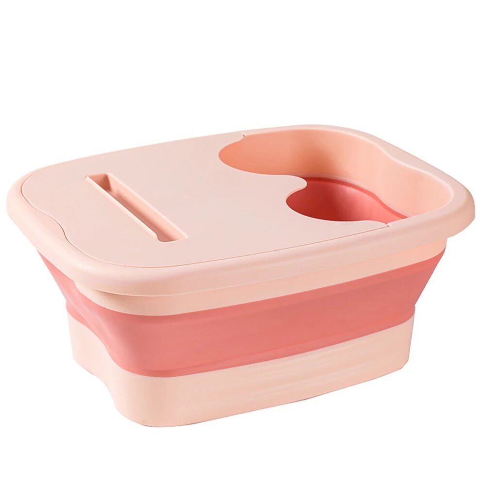 Collapsible foot bath tub - Portable foot spa tub - Foldable foot basin