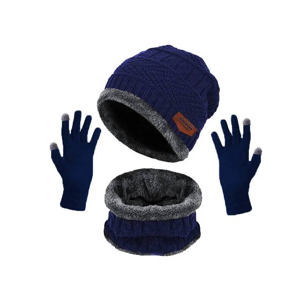 Hat Scarf And Glove Set Unisex