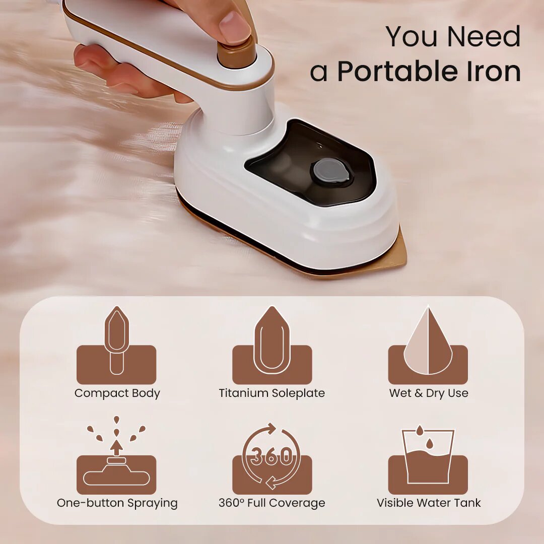 Iron Travel Handheld Portable Home Travelling Steamer Clothes