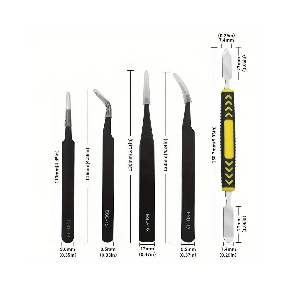 Professional Tweezers Set