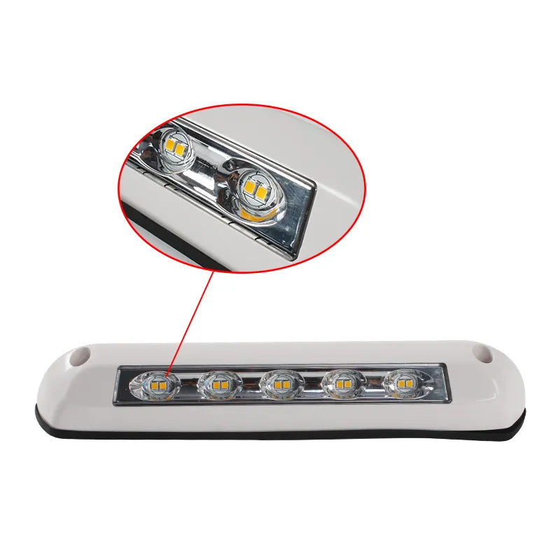 RV LED Light Waterproof Wall Lamps Exterior Light Bar Camper